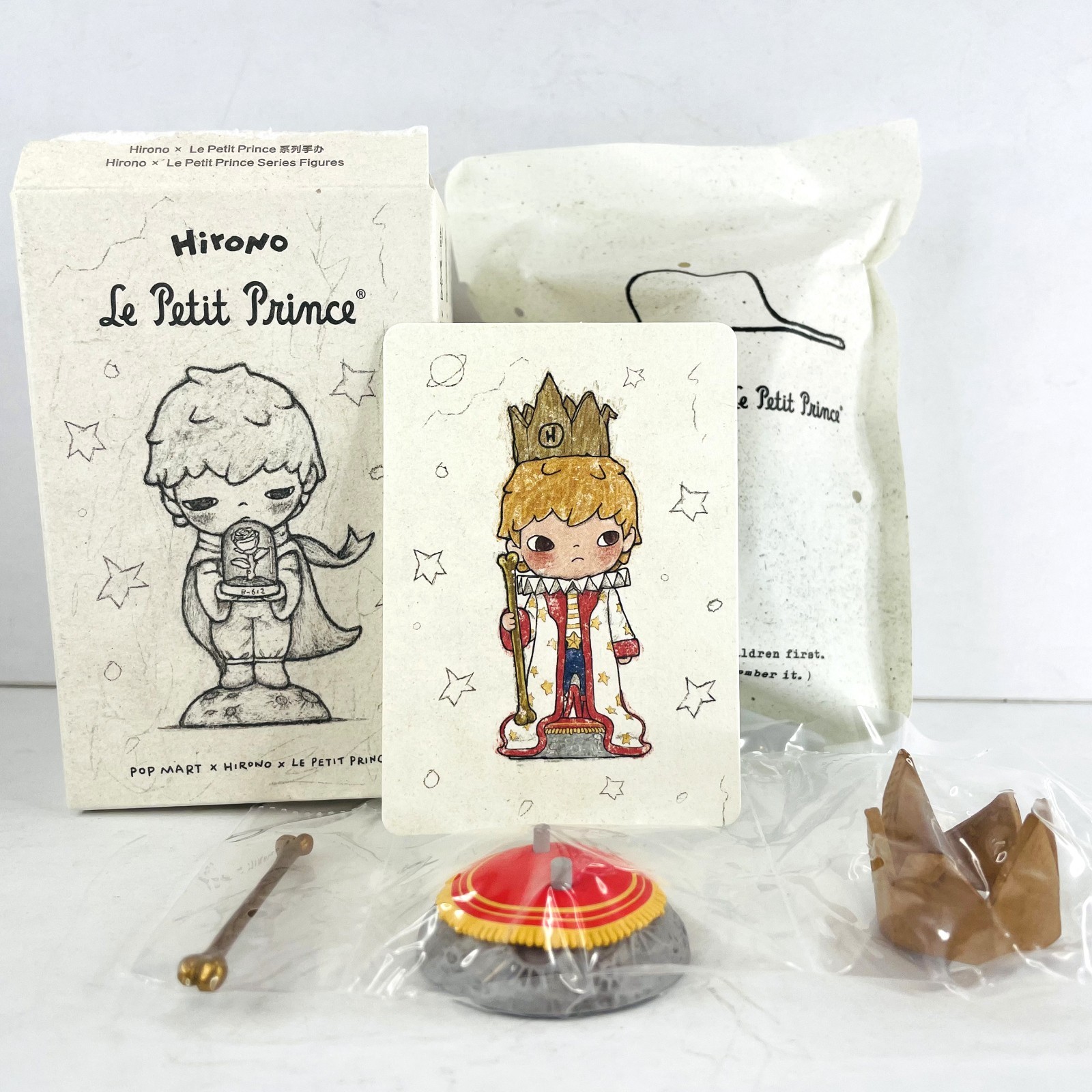 POP MART Hirono × Le Petit Prince Series Confirmed Figure – The King