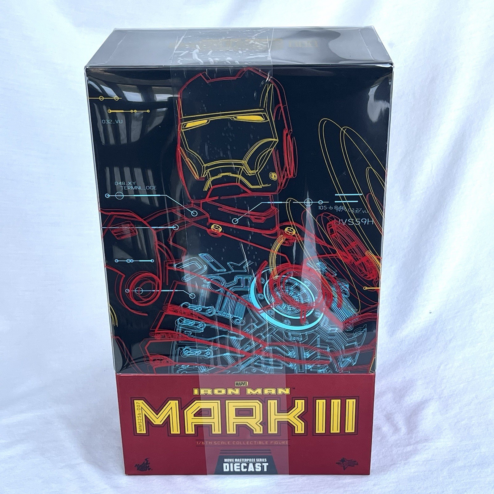 Hot Toys Iron Man Mark III 1/6 Scale Action Diecast Figure MMS256-D07