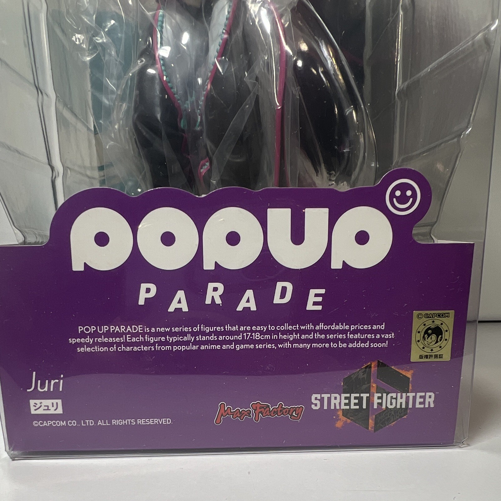 POP UP PARADE NEW Juri Street Fighter PVC/ABS Figure Boxed authentic