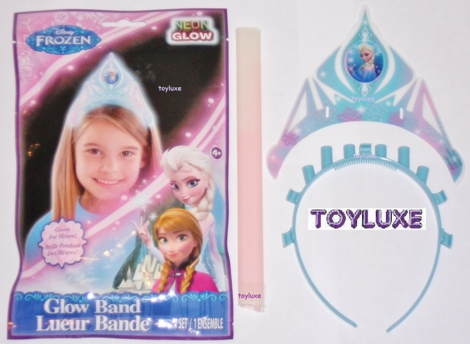 Disney Frozen ELSA GLOW BAND Stick Tiara CROWN Hair Dress Up Halloween Costume