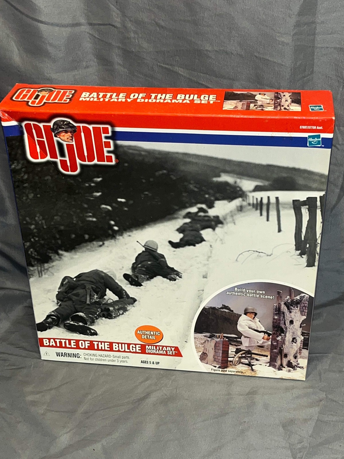 1/6 Scale WWII US Battle of the Bulge Military Diorama Set – GI Joe – NIB