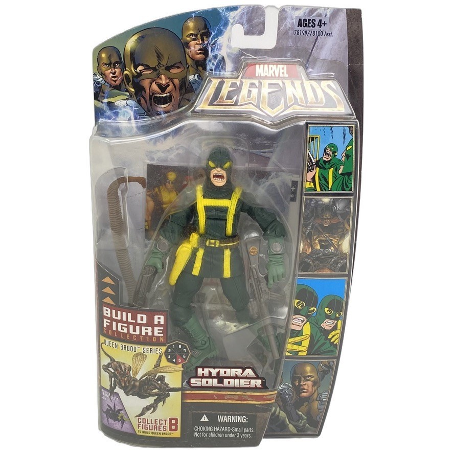 Marvel Legends Hydra Soldier 6&Prime; Action Figure Open Mouth Queen Brood BAF 2007