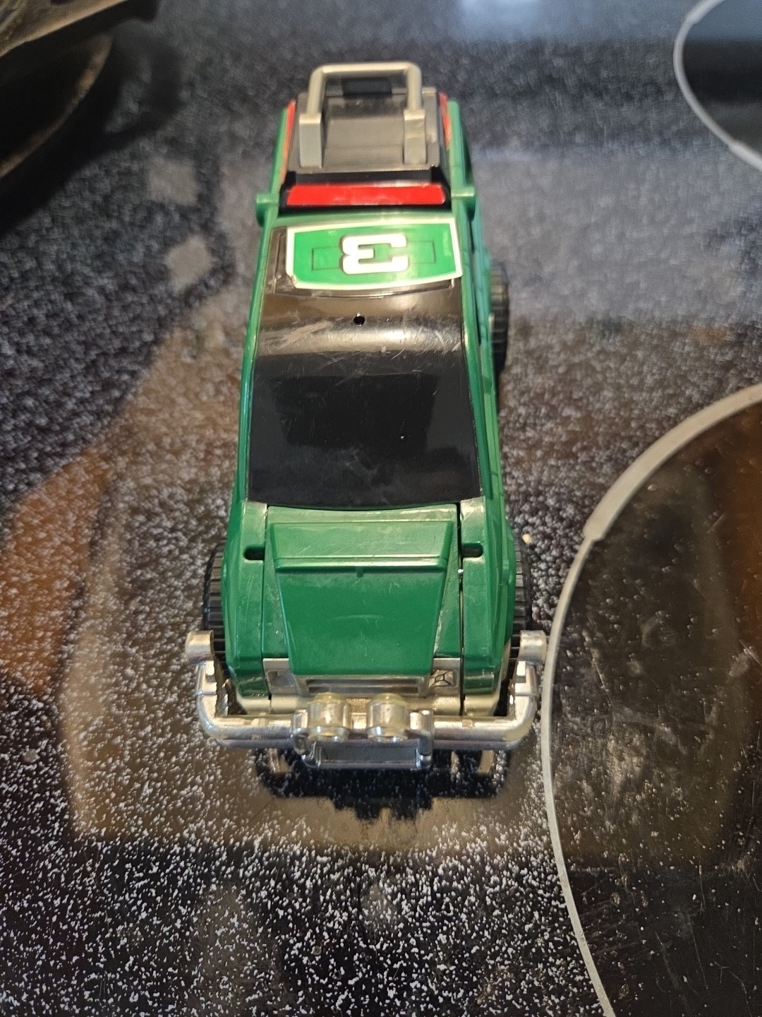 Vintage Bandai Gekisou Sentai Carranger DX RV Robo Megazord Green #3