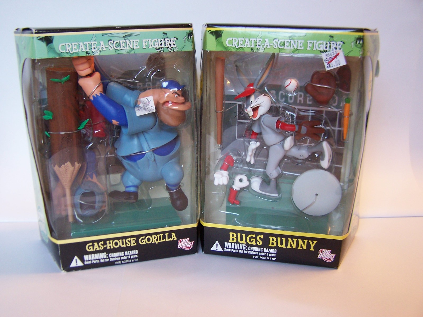 DC Direct Looney Tunes Create A Scene Series 2 Baseball Bugs & Gas House Gorilla