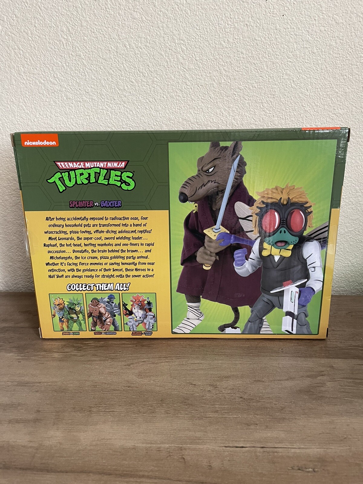 TARGET EXCLUSIVE NECA TMNT SPLINTER VS BAXTER ACTION FIGURE 2 PACK ✅🔥🔥