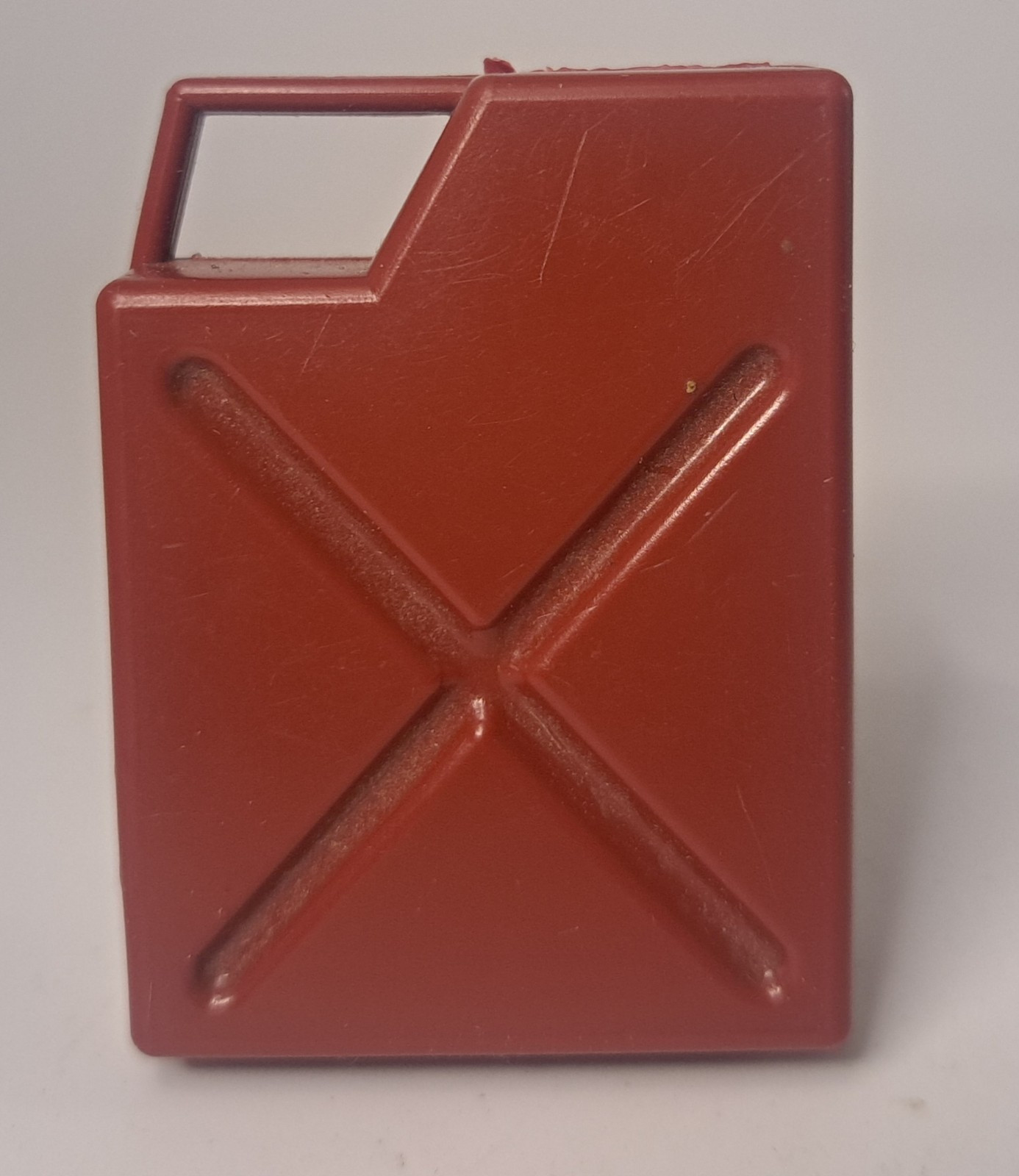 Vintage Big Jim Gas Can Red / Brown 1970&rsquo;s – 2&Prime; Height Free Shipping