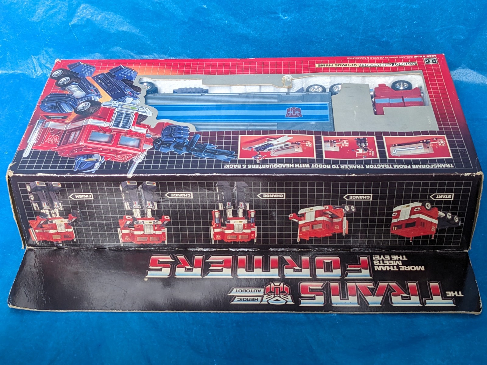 🔴🔵 Vintage G1 Transformers OPTIMUS PRIME w box complete 1984 🔵🔴