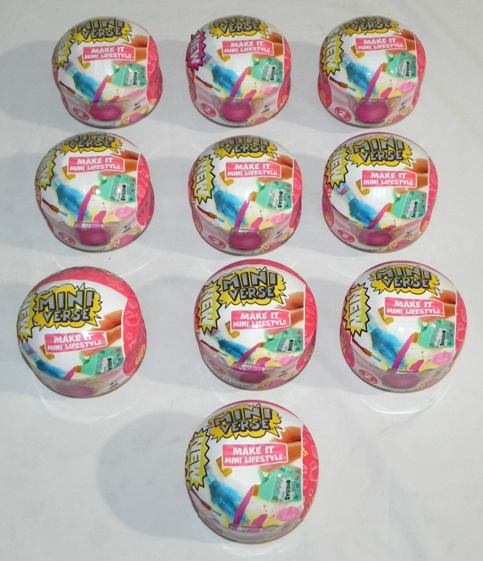MGA Miniverse Make It Mini Lifestyle Series 2 – Lot of 10 NEW Sealed