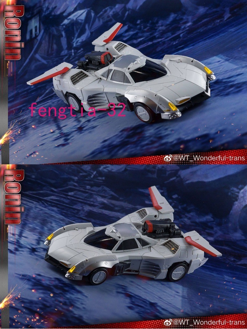 New In Stock Wonderful-Trans WT01 White Ronin Drift Transforms Action Figure Toy