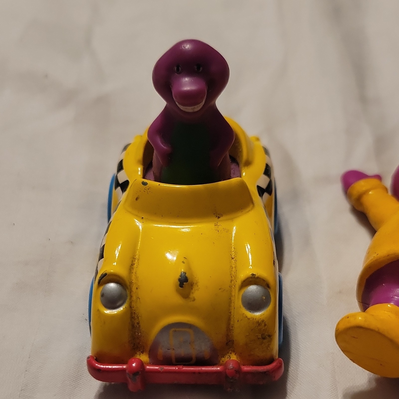 The Lyons Group Barney & Friends Action Figures 1993 Barney Baby Bop Car