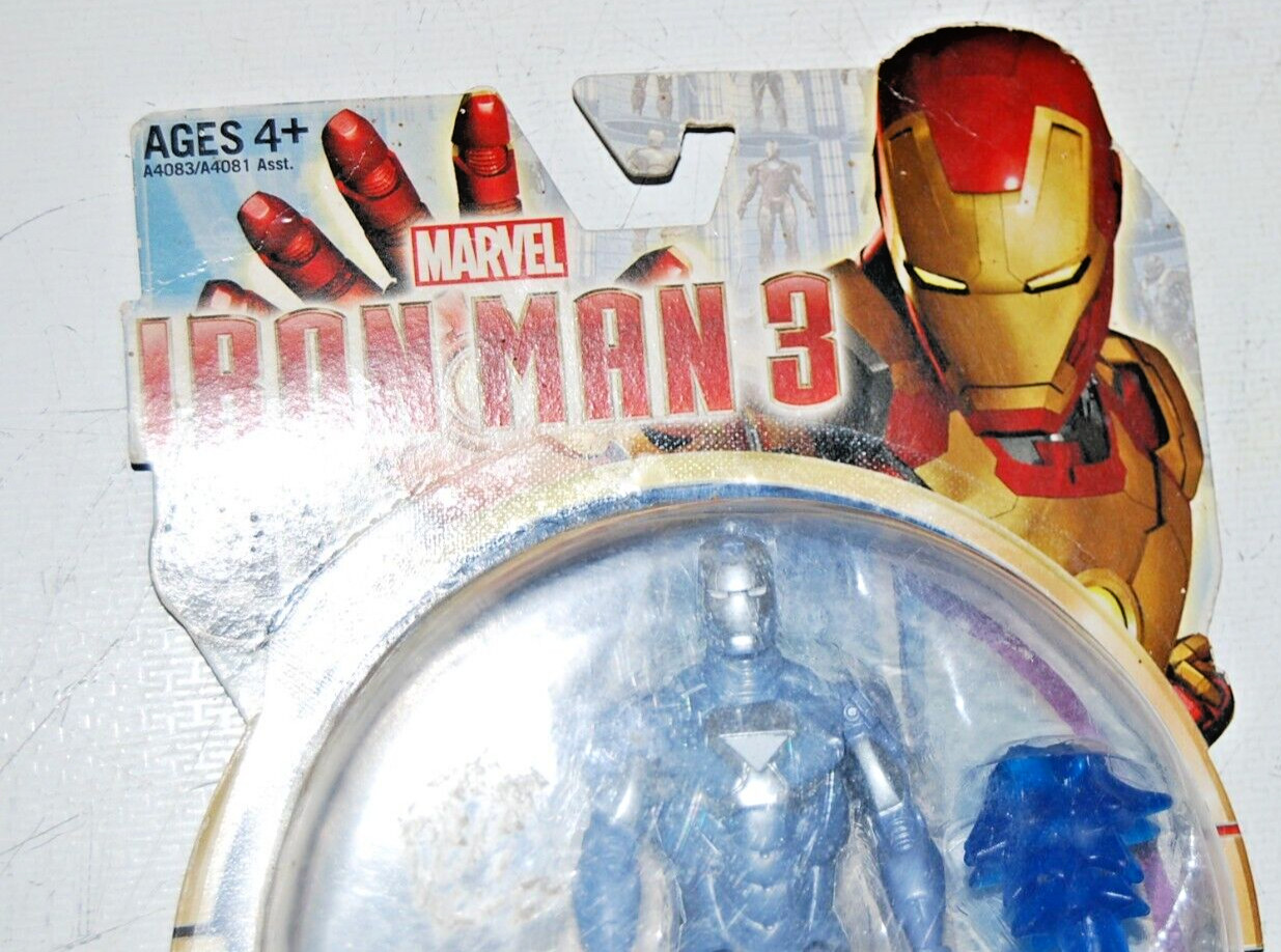 MARVEL IRON MAN 3 COLD SNAP REPULSOR FREEZE BLAST 3.75&Prime; FIGURE Sealed