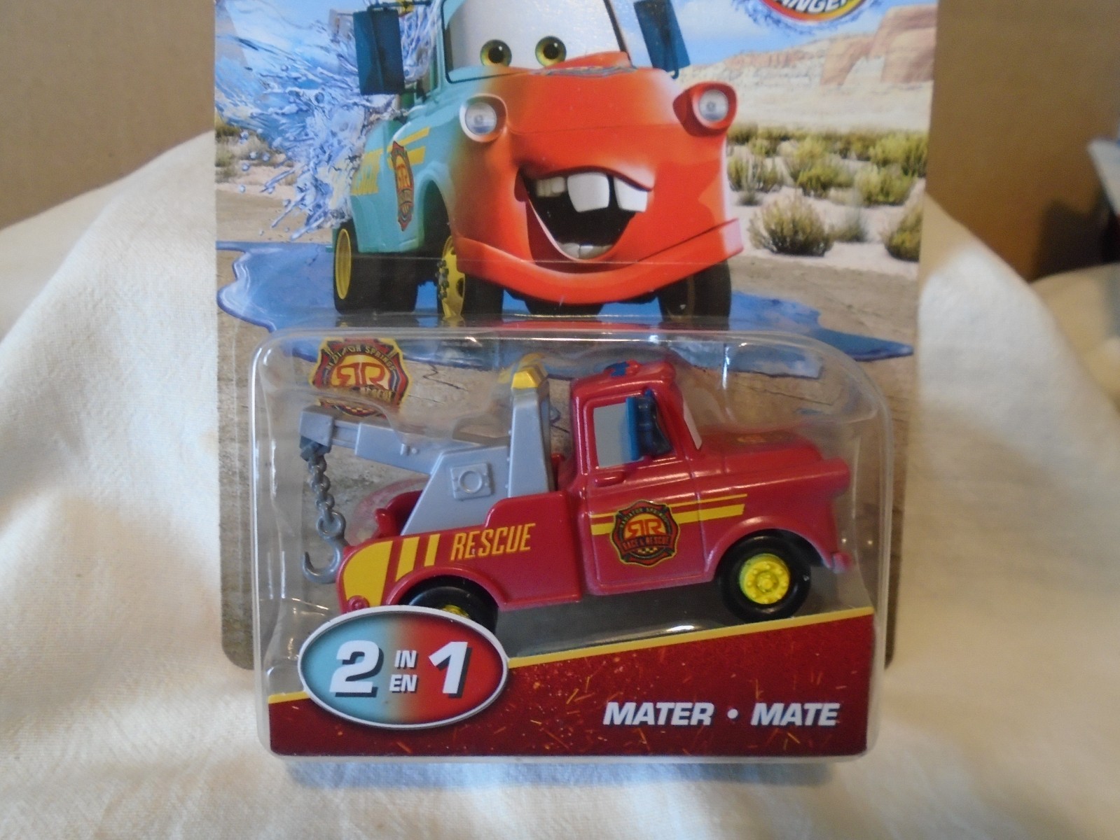 Disney Pixar Cars -Mater – New 2025 Color Changers – Race & Rescue
