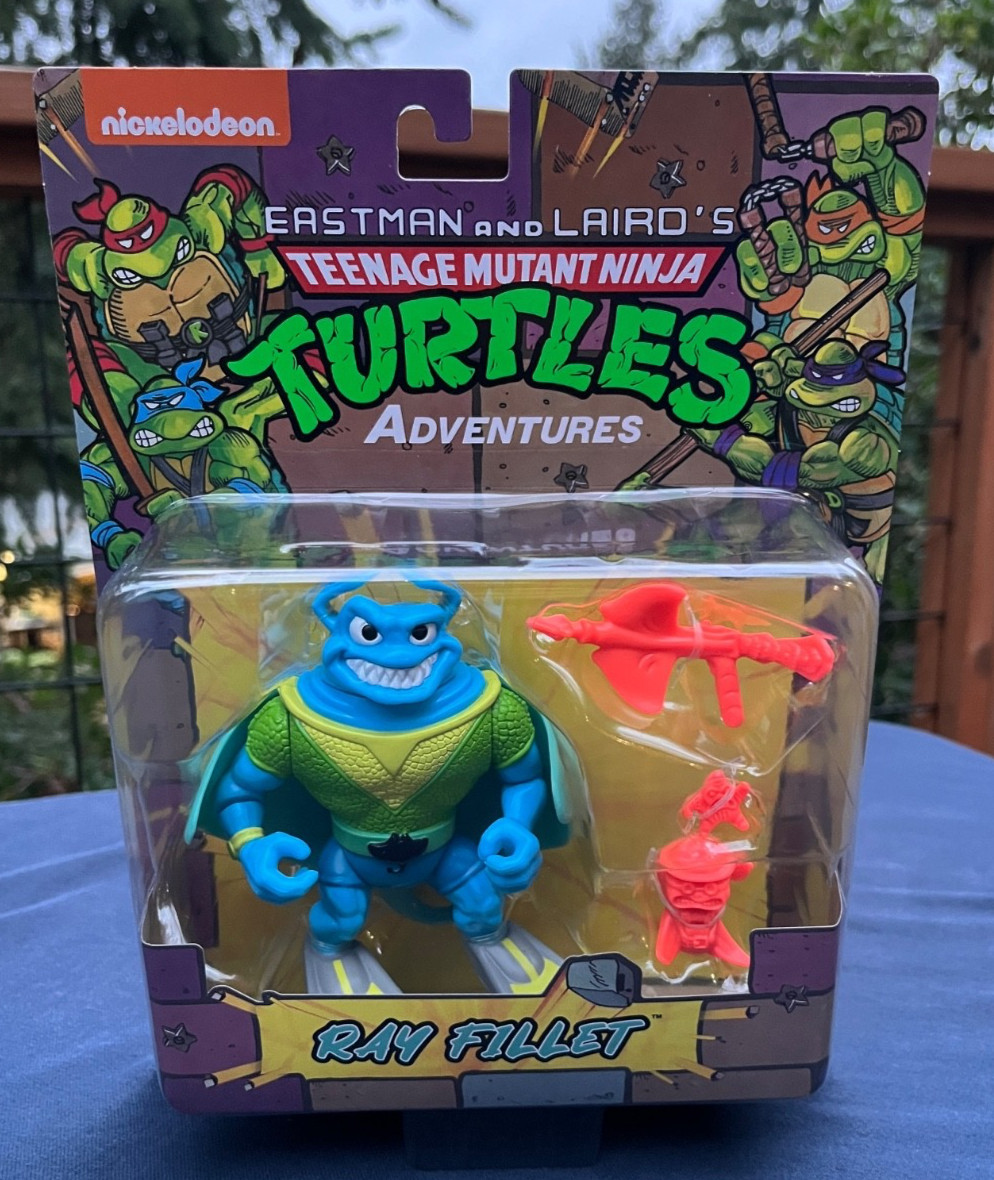 Ray Fillet Teenage Mutant Ninja Turtles Adventures 2023 Playmates TMNT -NEW- MOC