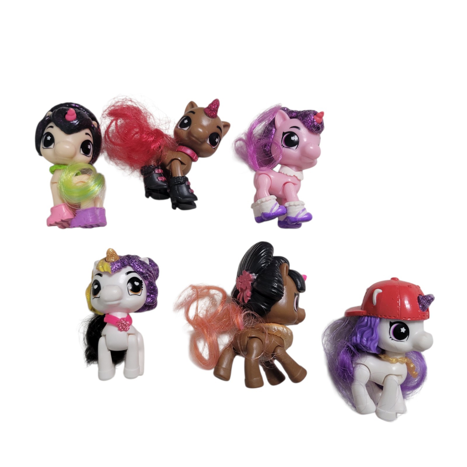 Mixed Lot Of 6 Zuru Surprise Unicorn Squad Sparkle Toys