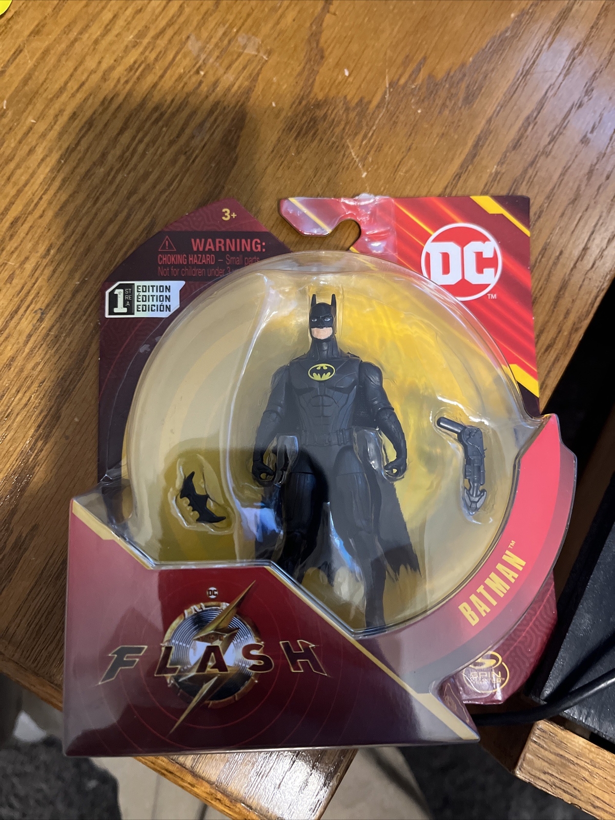 DC Flash Movie BATMAN 1st Edition Spin Master 4&Prime; Action Figure