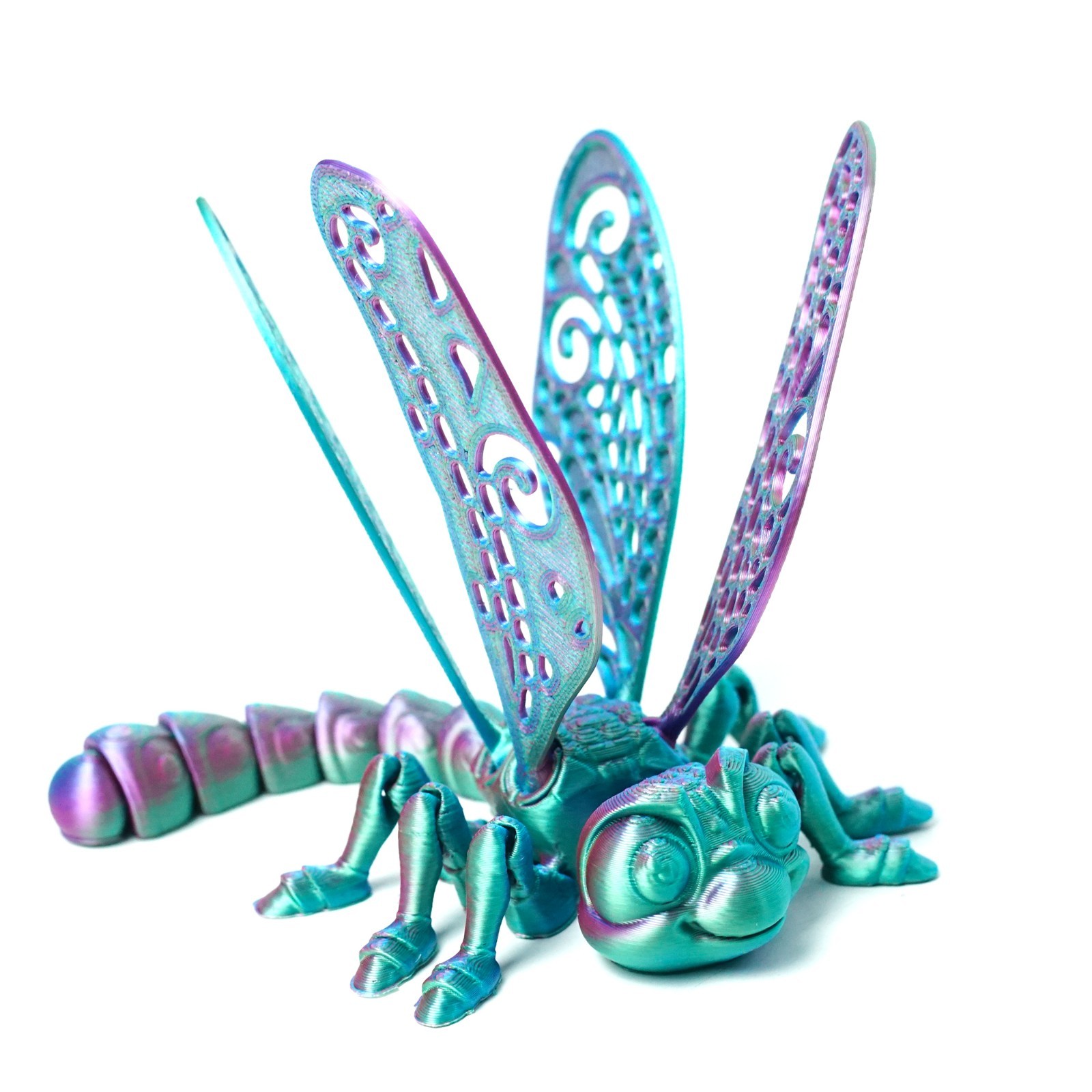 3D Printed Dragonfly Model,Articulated Animals Figure,Fidget Toys Home Decor