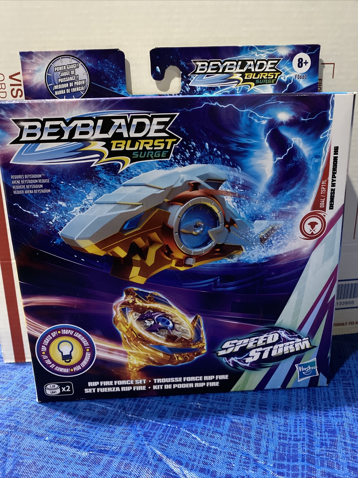 BEYBLADE Rip Fire Force Set – Burst Surge – Speed Storm -Lights Up FAST SHIPPING