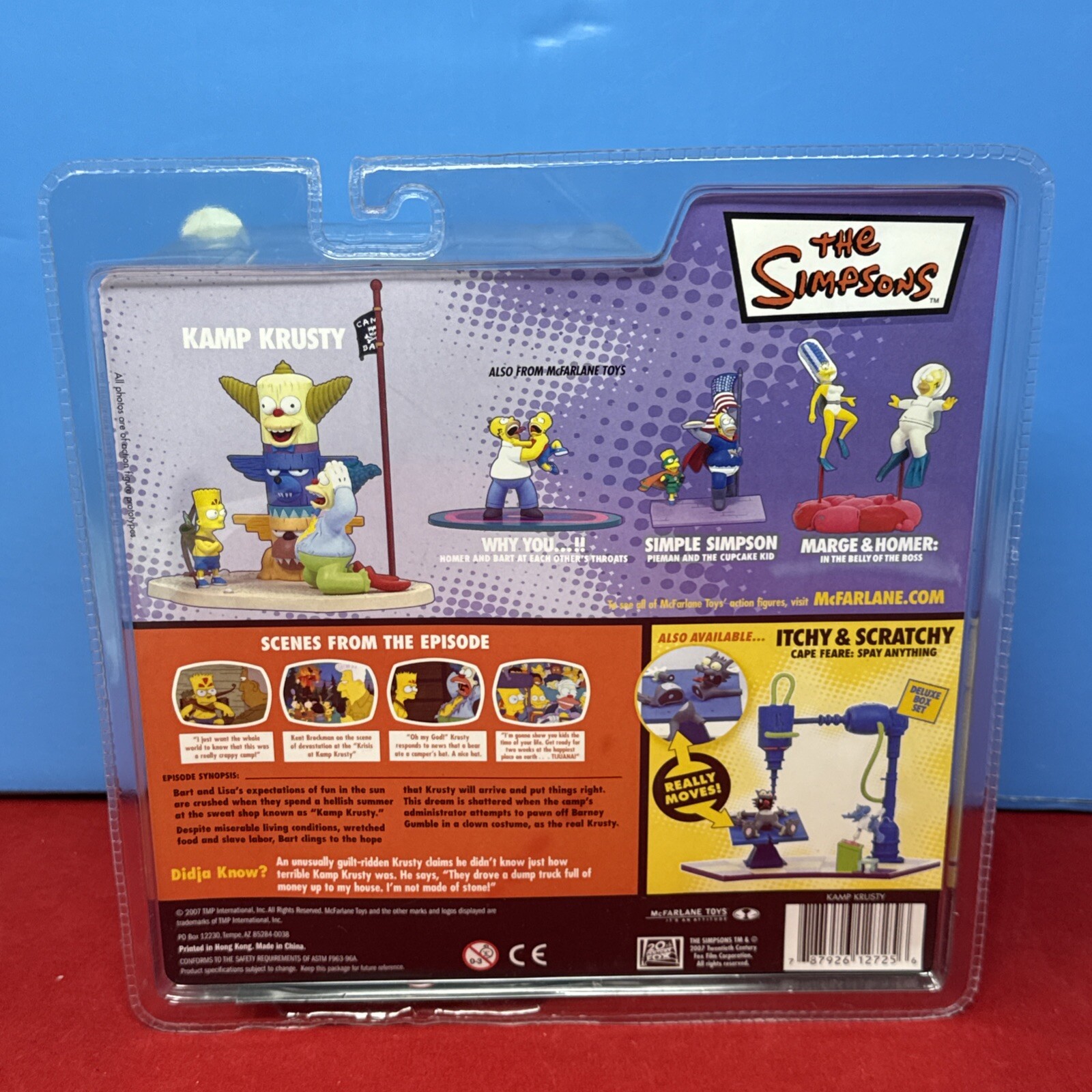 McFarlane The Simpsons Kamp Krusty Bart & Krusty Series 1 New 2007