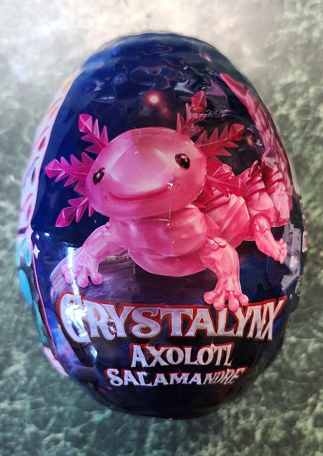 Sealed Lime Green and Light Blue CRYSTALYNX 9&Prime; AXOLOTL FIGURE & Crystal Egg 2026