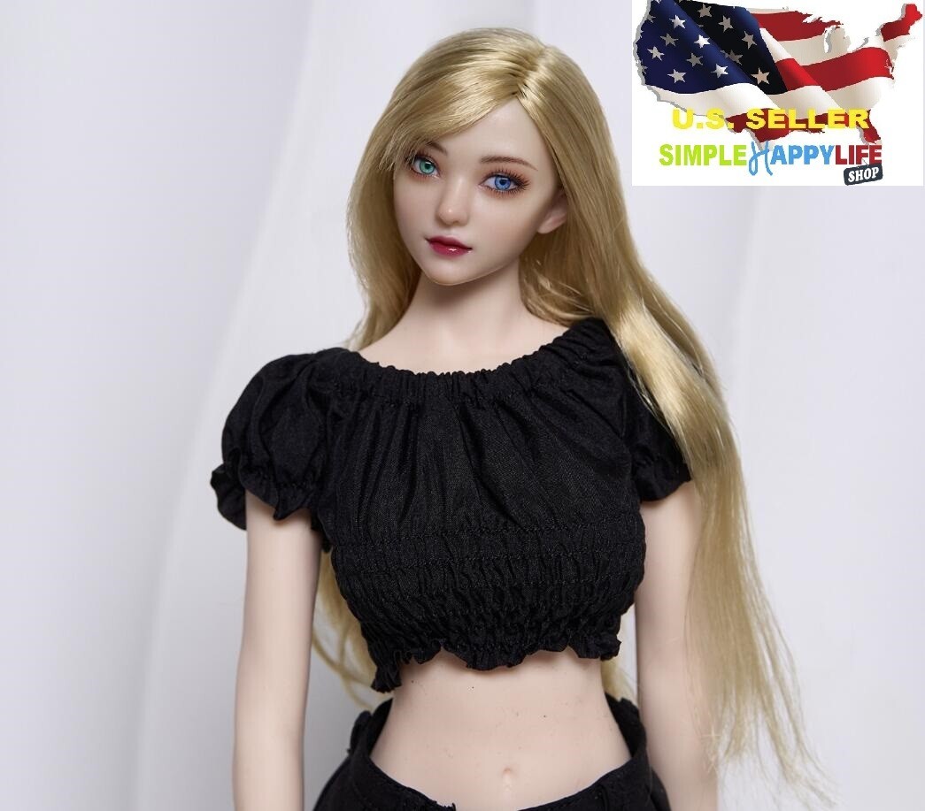 Z6TOYS 1/6 Female PALE Head Sculpt Movable Eyes For 12&Prime; Figure ZC015 C ❶USA❶