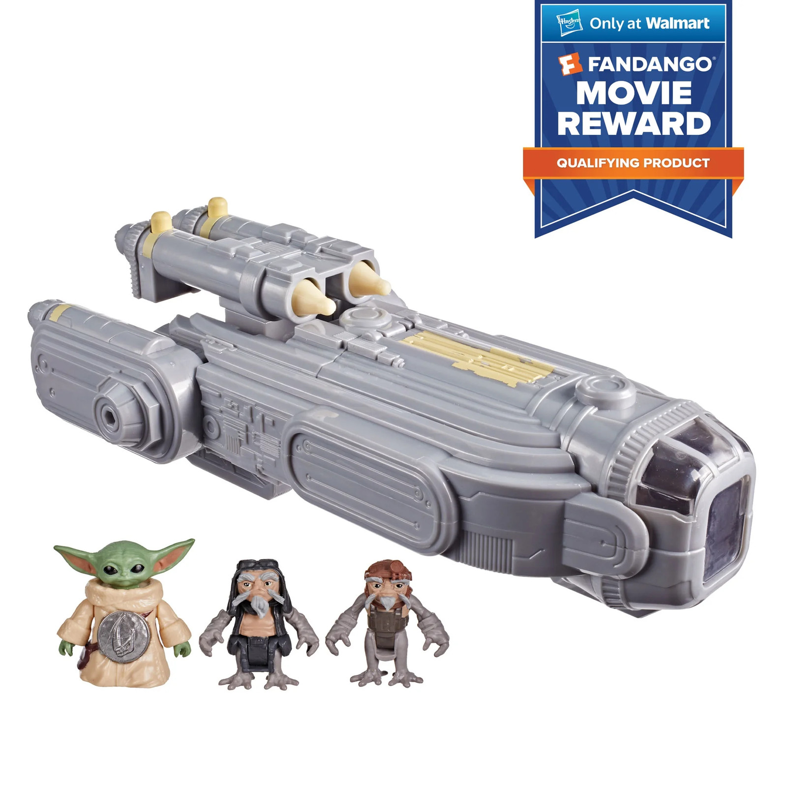 Actionverse Grogu & Anzellans Action Figures, 8-Inch Starship, Toys