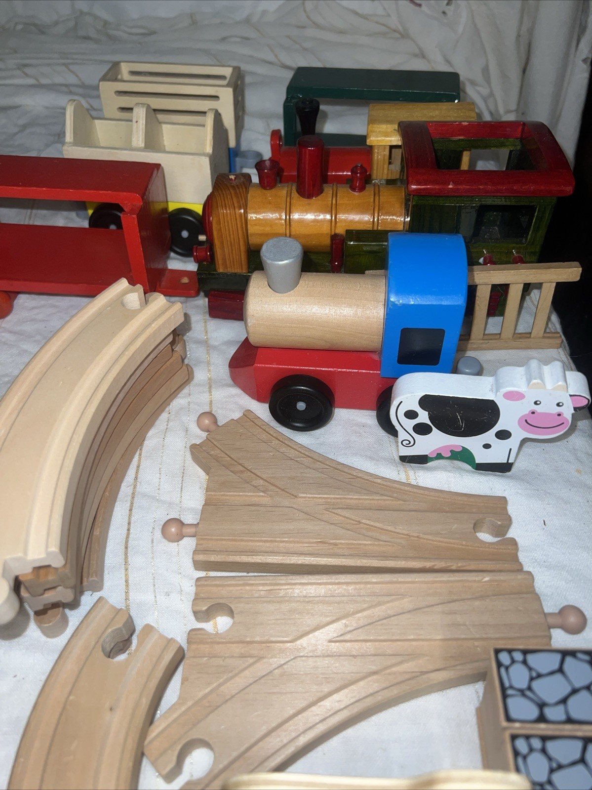 Thomas And Friends Multicolor Train Mixed Lot Wooden Track Figures Accessories