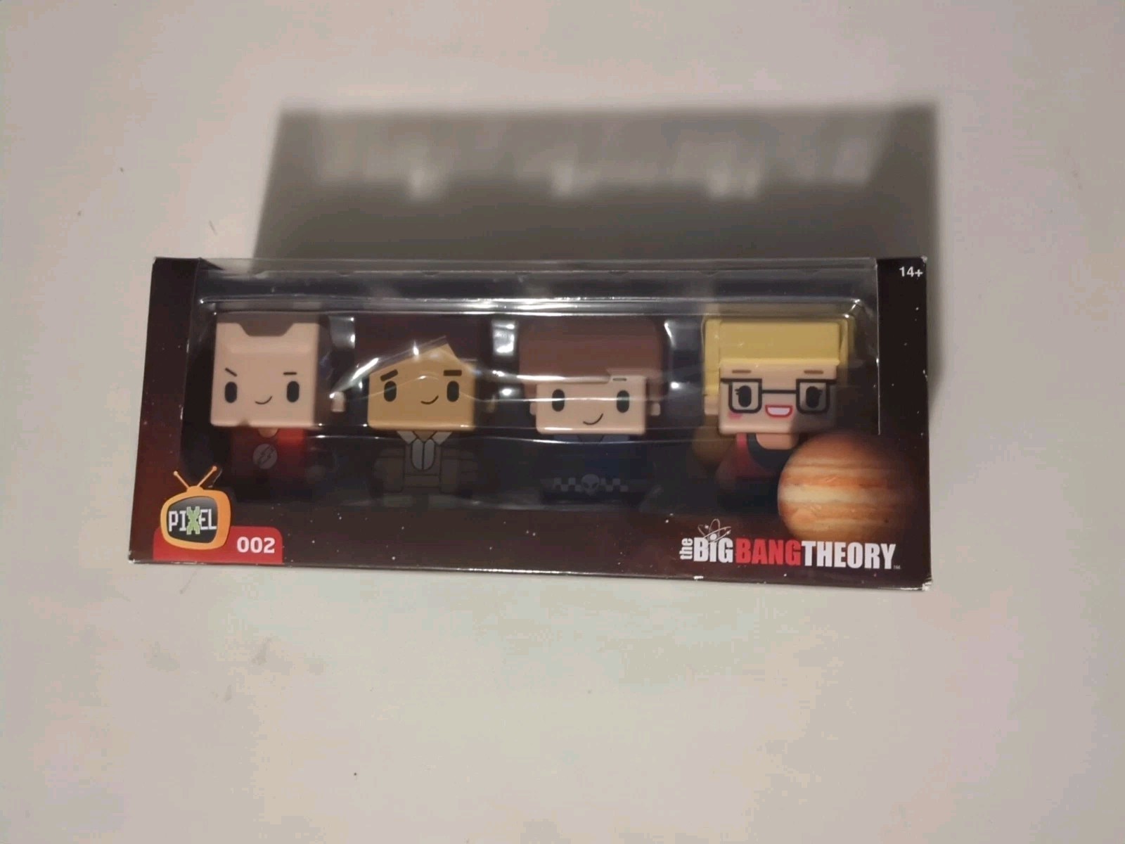 The Big Bang Theory Set of 4 Shelden, Amy, Leonard, Penny Pixel Figures 7cm