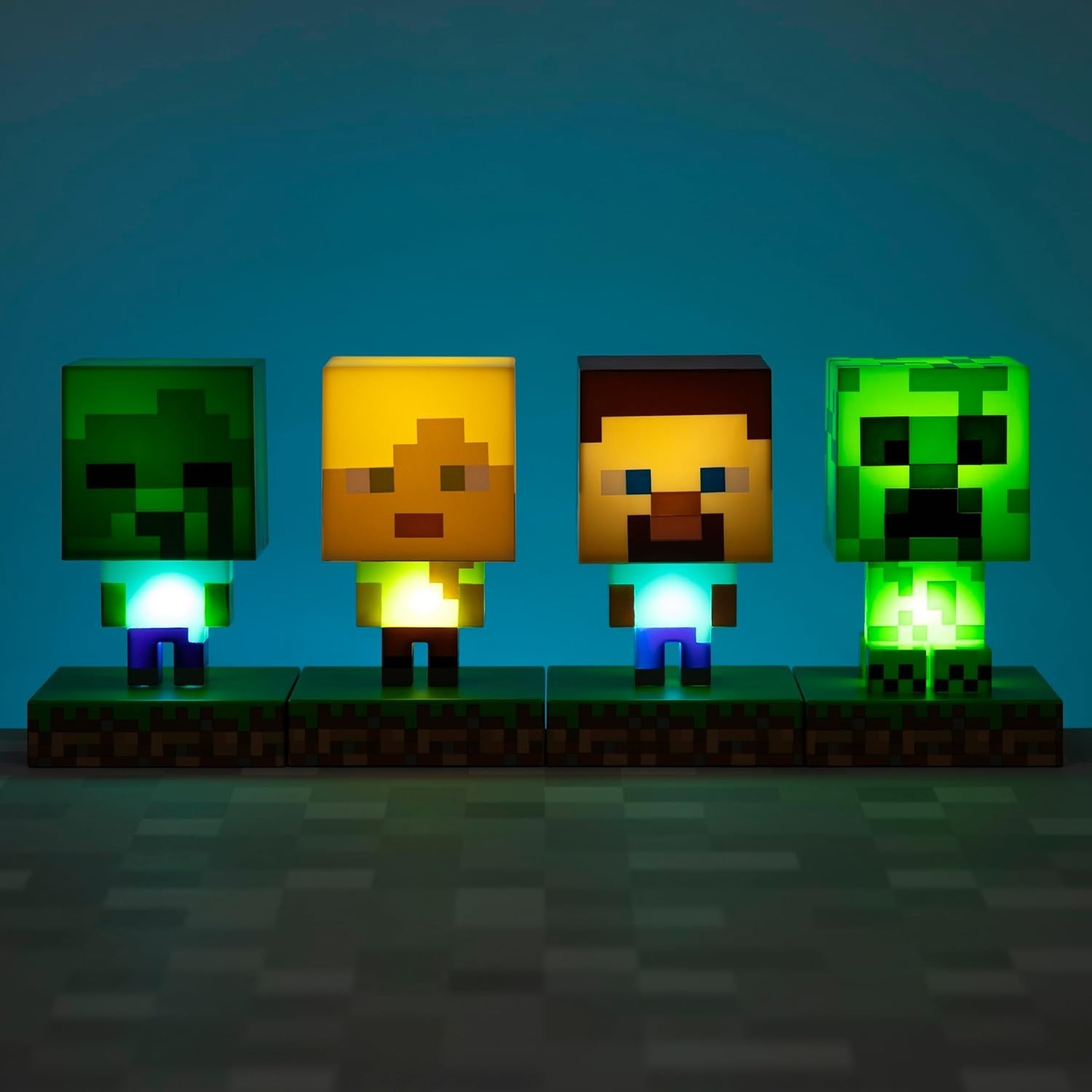 Stylish Minecraft Creeper LED Lamp – 12cm Tall – Perfect for Kids’ Rooms