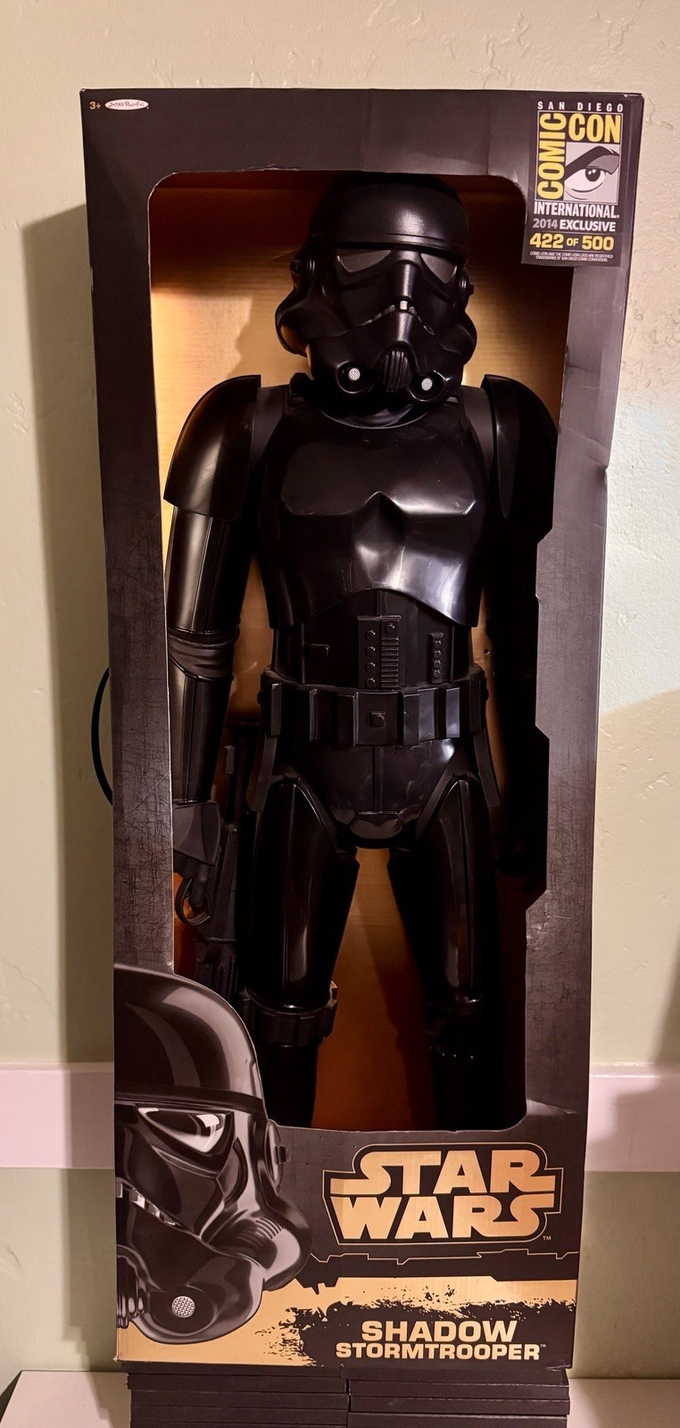 SDCC 2014 Comic-Con 31&Prime; Star Wars Jakks Pacific Shadow Trooper 422/500 Rare