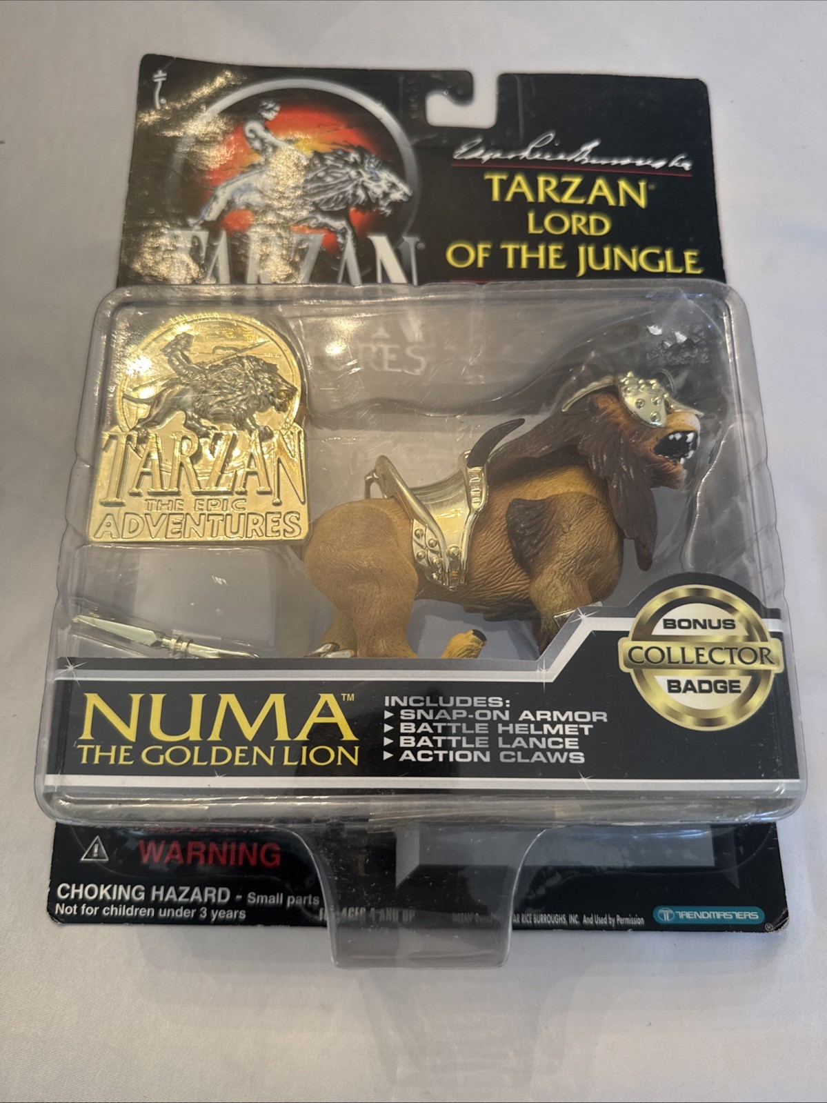 Numa The Golden Lion Action Figure Tarzan Lord of the Jungle Trendmasters 1995
