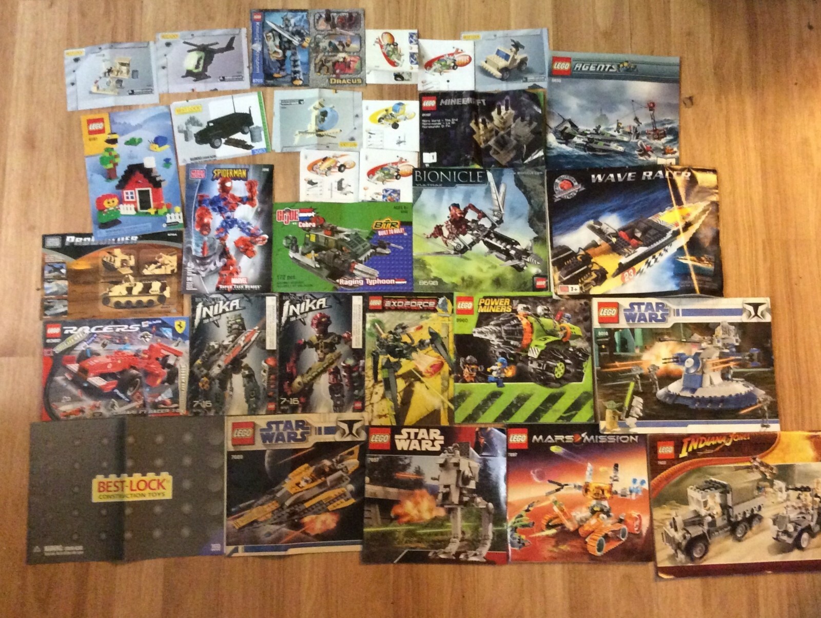 CHOOSE: Lego MegaBloks Best-Lock Meccano Building Instruction Manuals ONLY!!