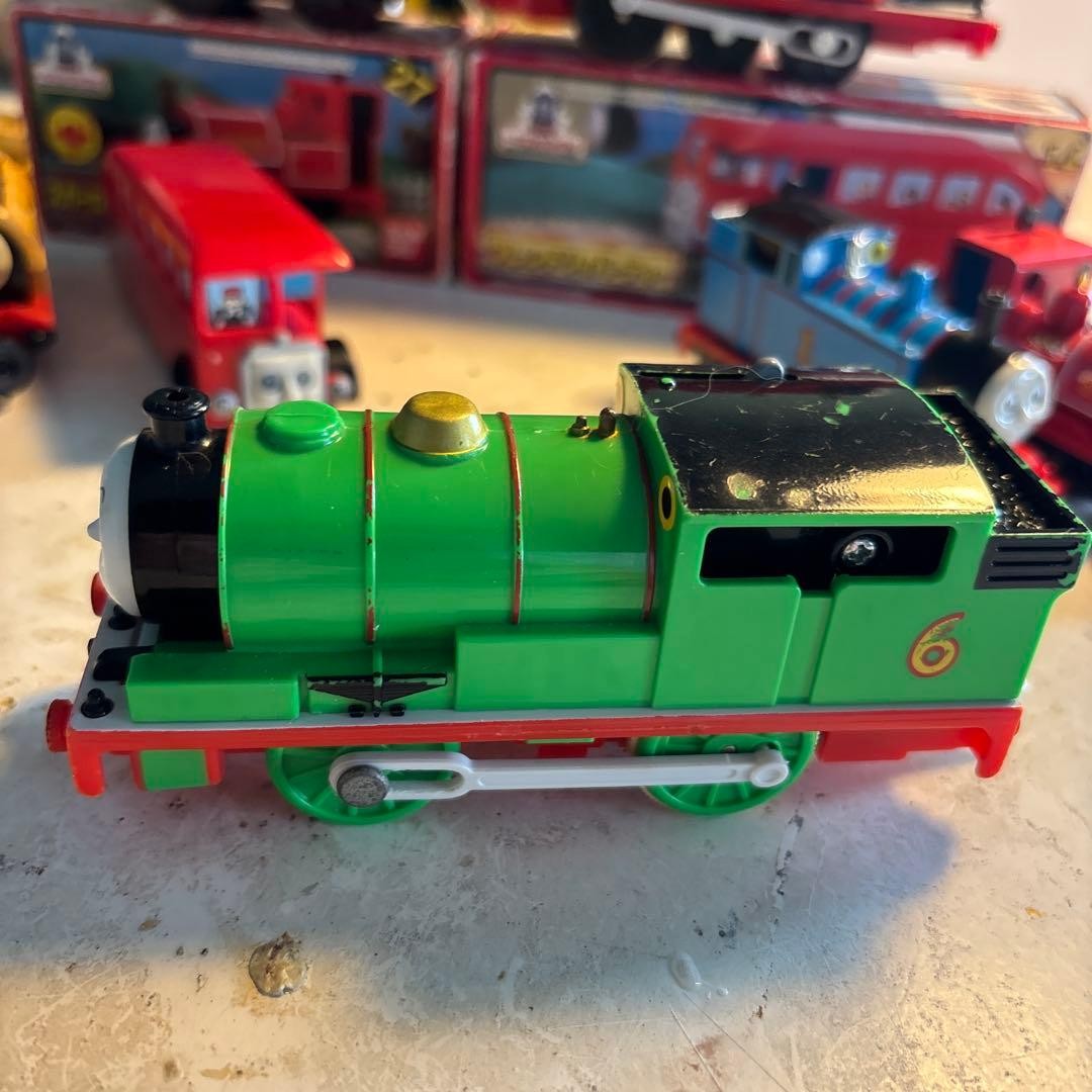 Tomy Thomas Engine Set Plarail Train Collection Vintage Toy Model Diorama