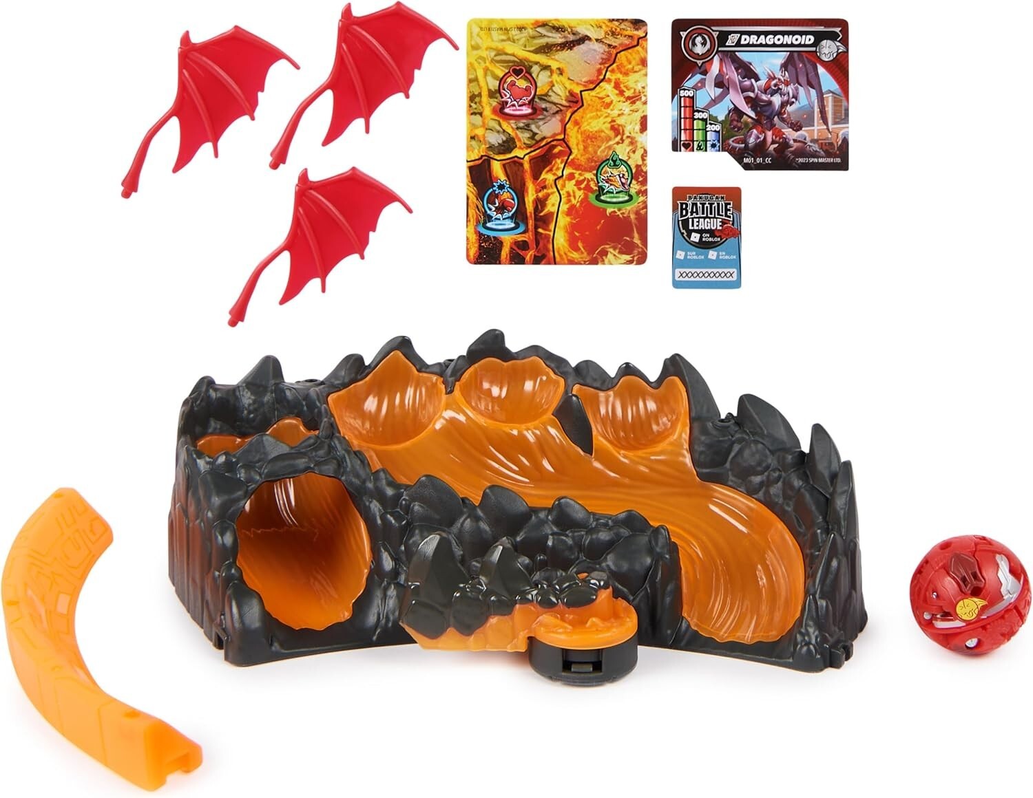Bakugan Training Set with Titanium Dragonoid, Dragon Clan Themed New in box
