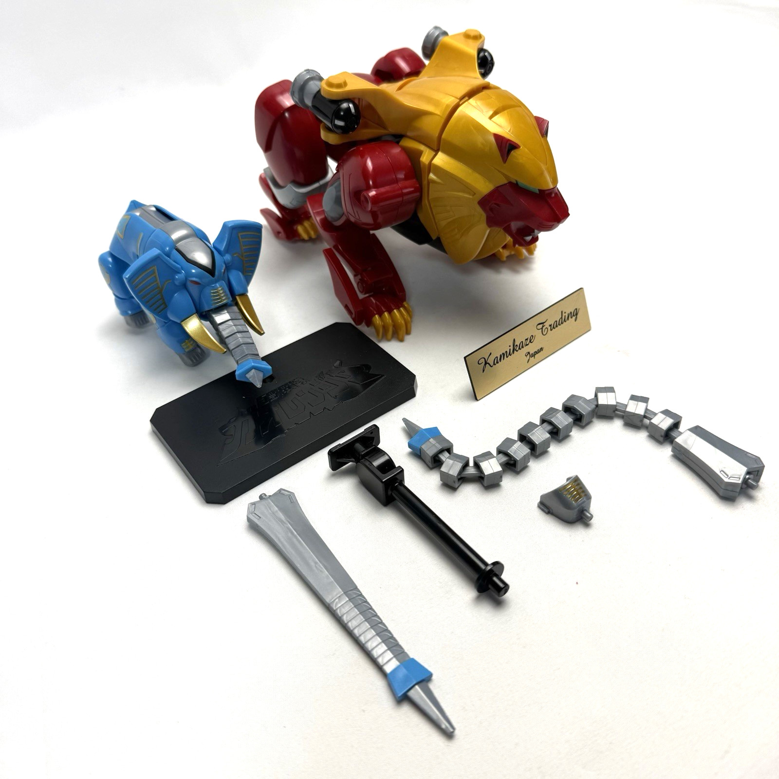 Bandai SMP Gaoranger Power Rangers Wild Force Gao Lion & Elephant Wildzord Pack