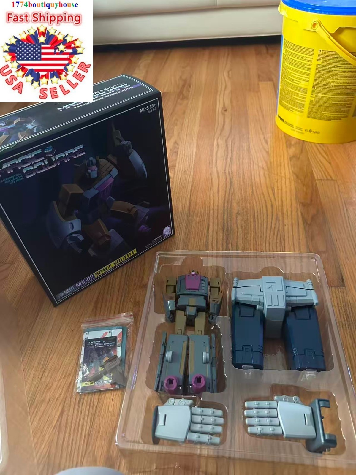 NEW G1 TRANSFORMER Bruticus COMBINATION Magic Square MS 03 04 05 06 07 USA 21&Prime;