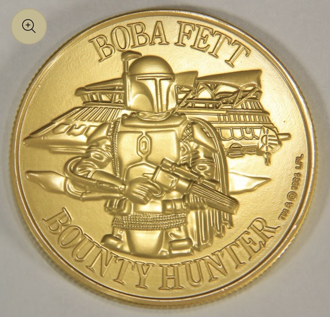 Custom Star Wars COIN POTF DROIDS Smith Lord Stan Solo REPRO Han Leia Luke Boba