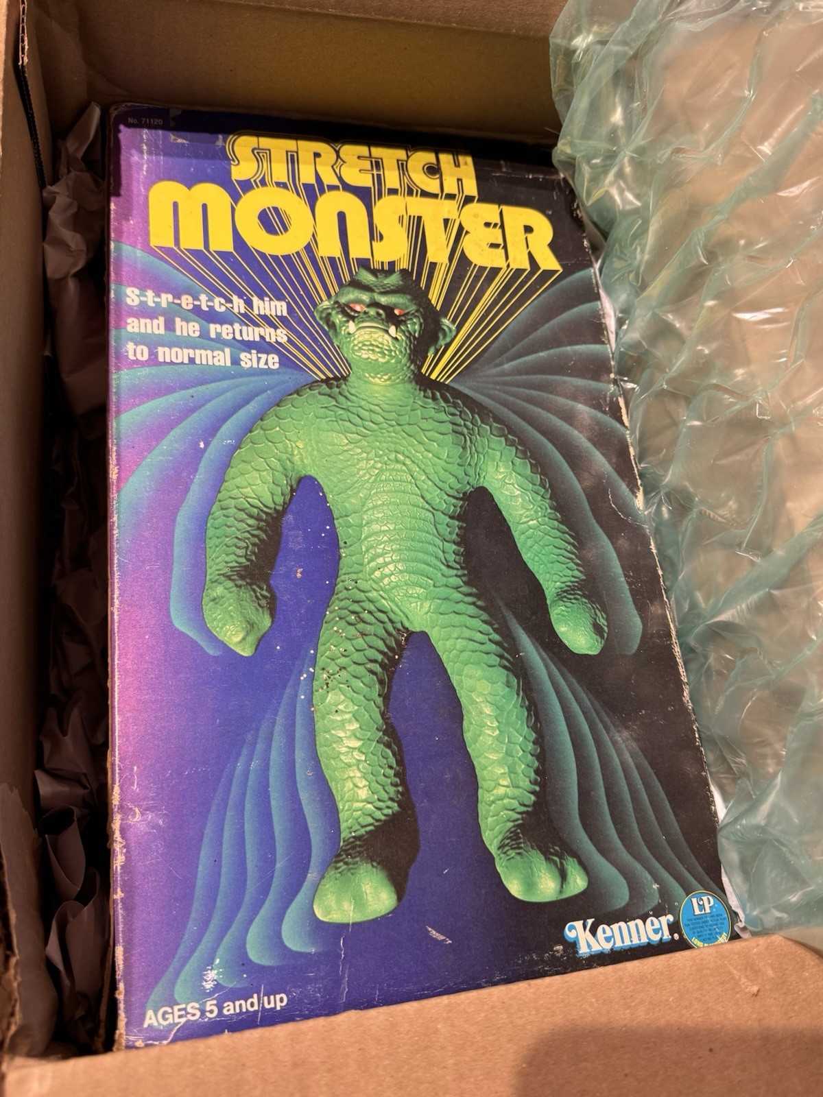 Original 1976 1977 Kenner Stretch Monster / Armstrong Action Toy! NEW w/Box ~$4K