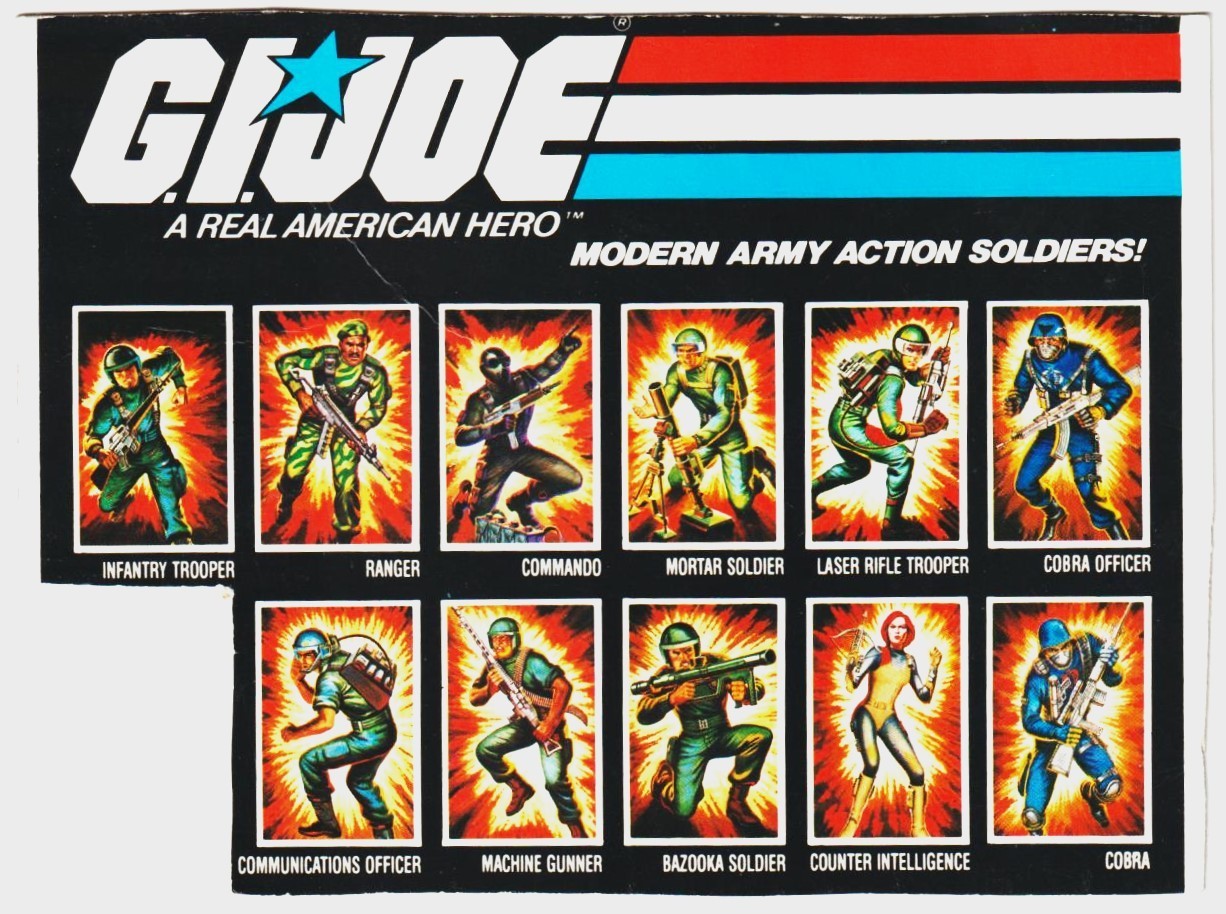 1982 Vintage Hasbro G.I. Joe Short Fuse Partial 11 Back File Card