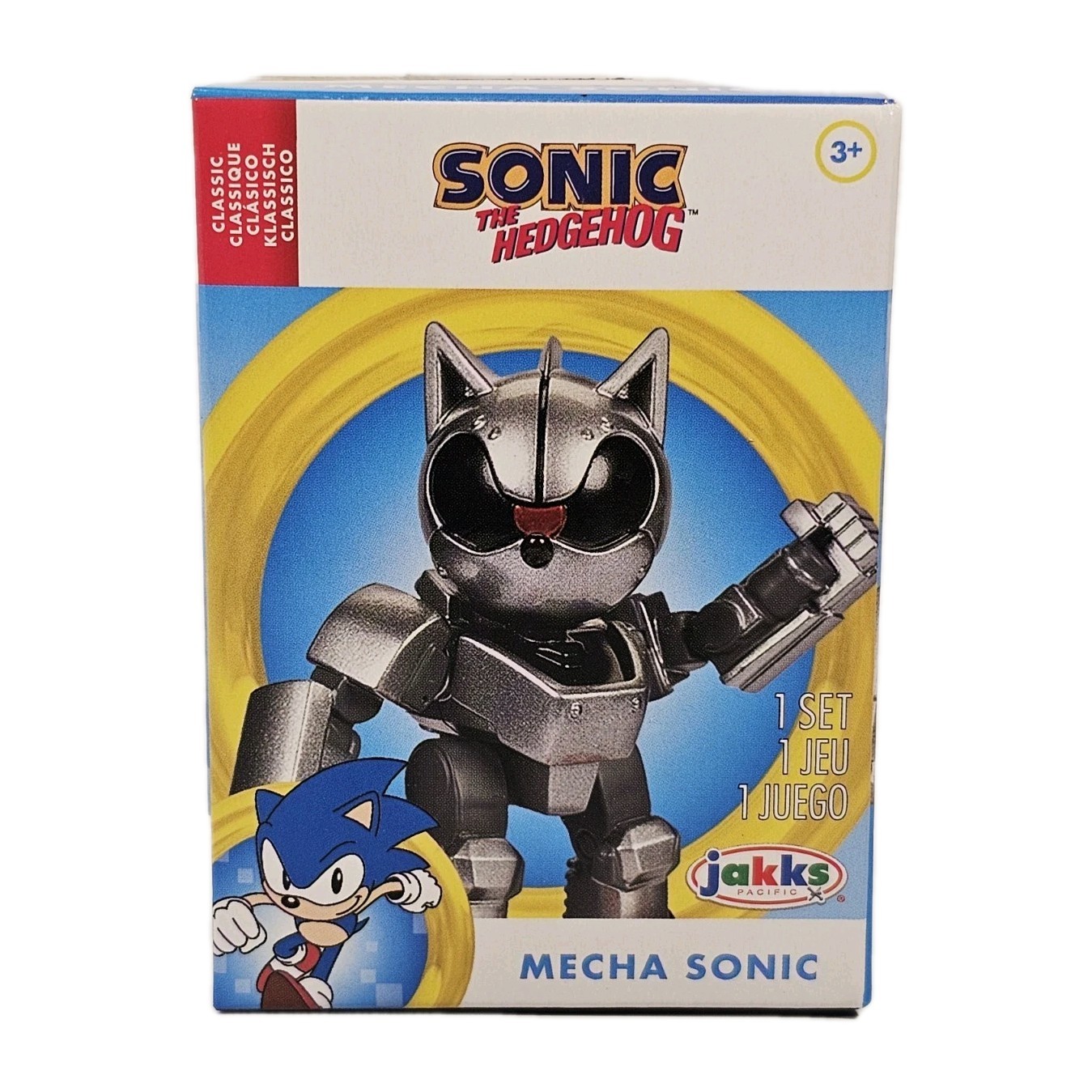 Jakks Pacific Sonic The Hedgehog Mecha Sonic 2.5&Prime; Figure New