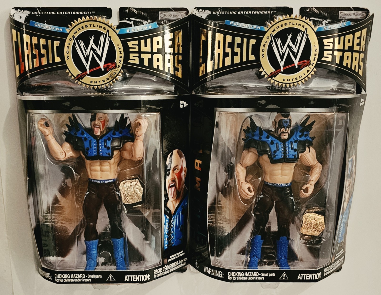 WWE CLASSIC SUPERSTARS SERIES 6 HAWK & ANIMAL THE ROAD WARRIORS LEGION OF DOOM