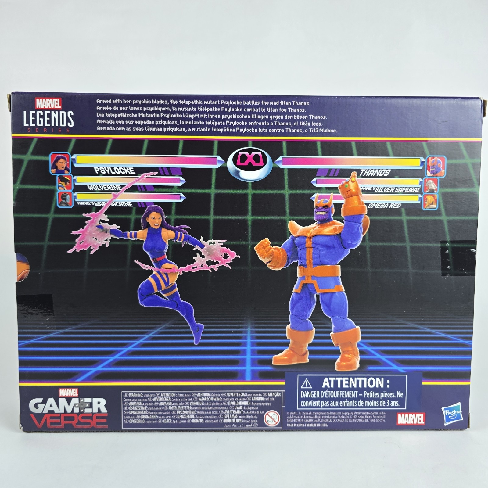 Marvel Legends Psylocke vs. Thanos Gamerverse 2-Pack