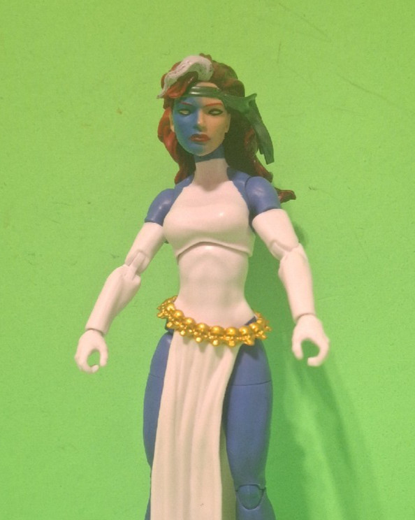 Marvel Legends MYSTIQUE / ROGUE *CUSTOM* X-MEN RETRO SERIES + GREAT COMIC BOOK