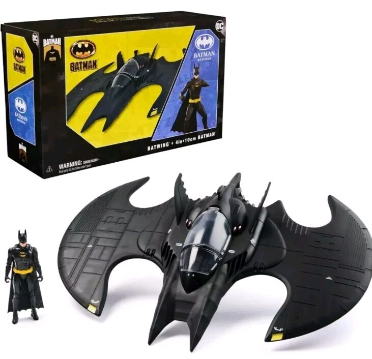 DC Spin Master Batman Returns Batwing & 4 » Figure 85 Yrs Keaton Limited Edition