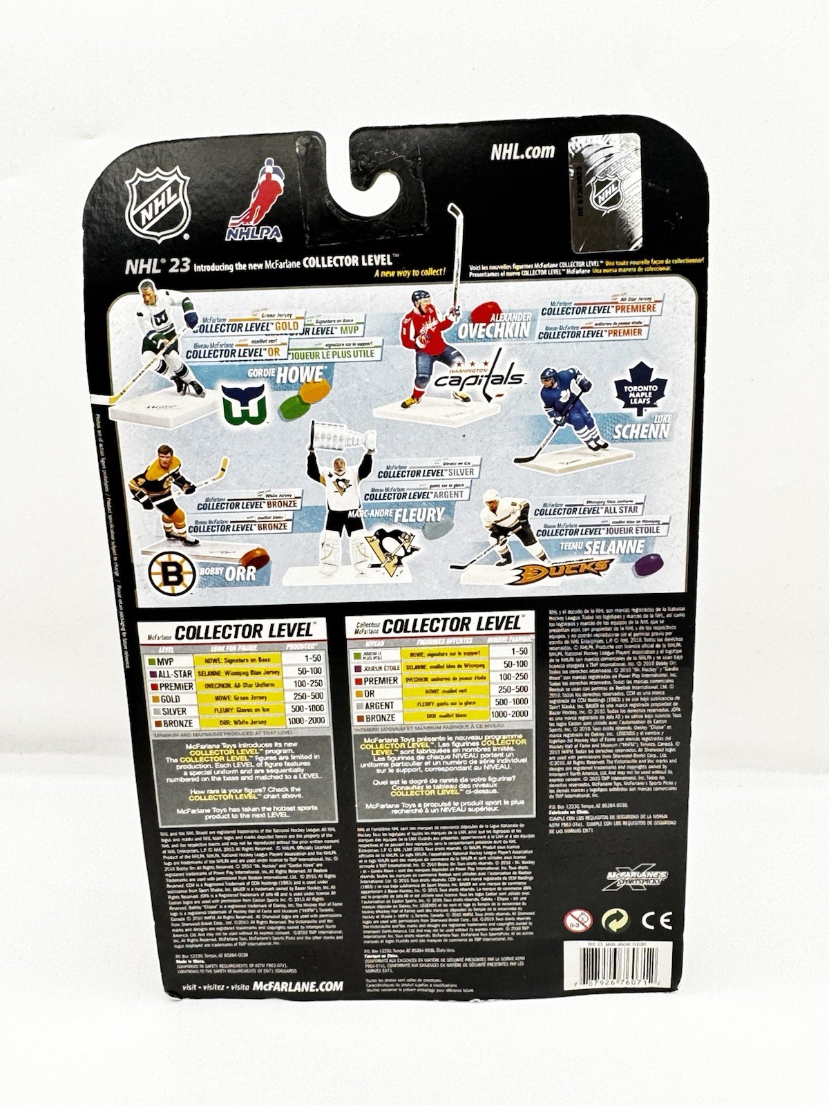 McFarlane NHL Series 23 « Marc-Andre Fleury » CL Red Carpet Chase W/Cup 628/1000