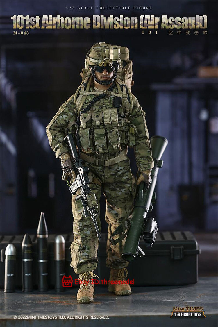 Mini Times Toys 1/6 M043 101st Airborne Division Cair Assault Figure Pre-sell
