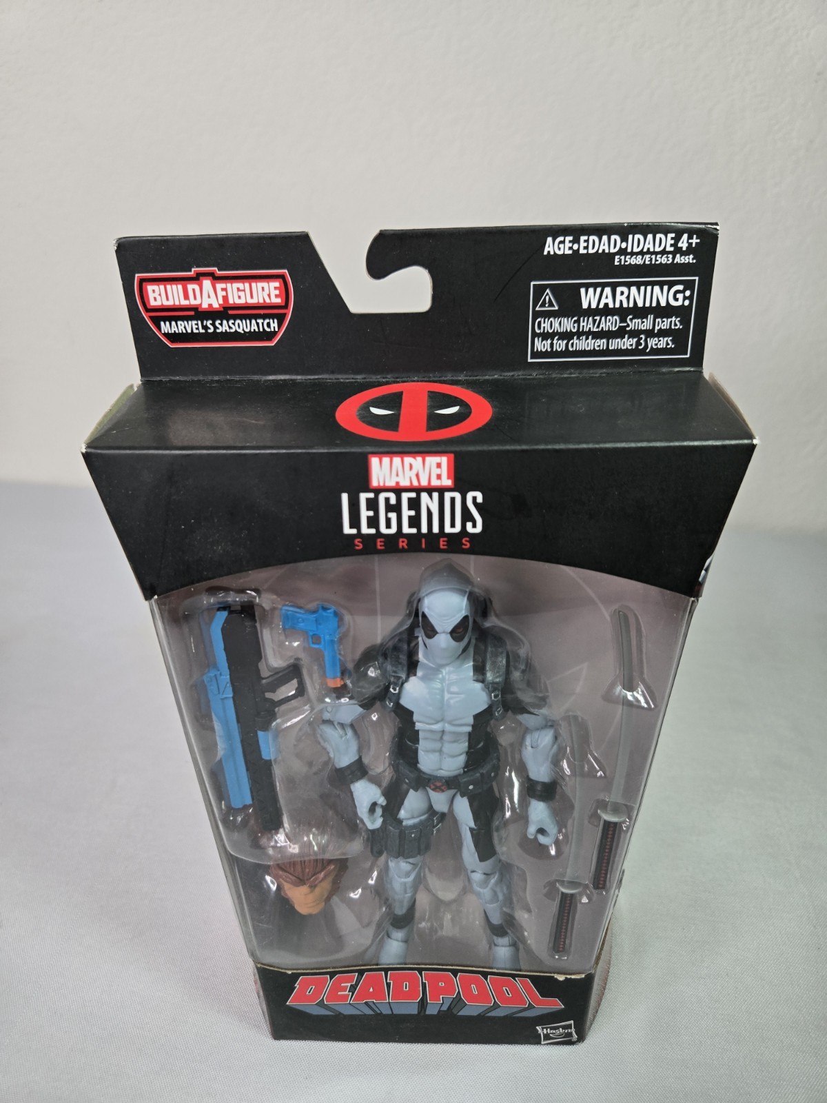 Marvel Legends DEADPOOL Gray X Force version NO Sasquatch BAF 2017 Hasbro