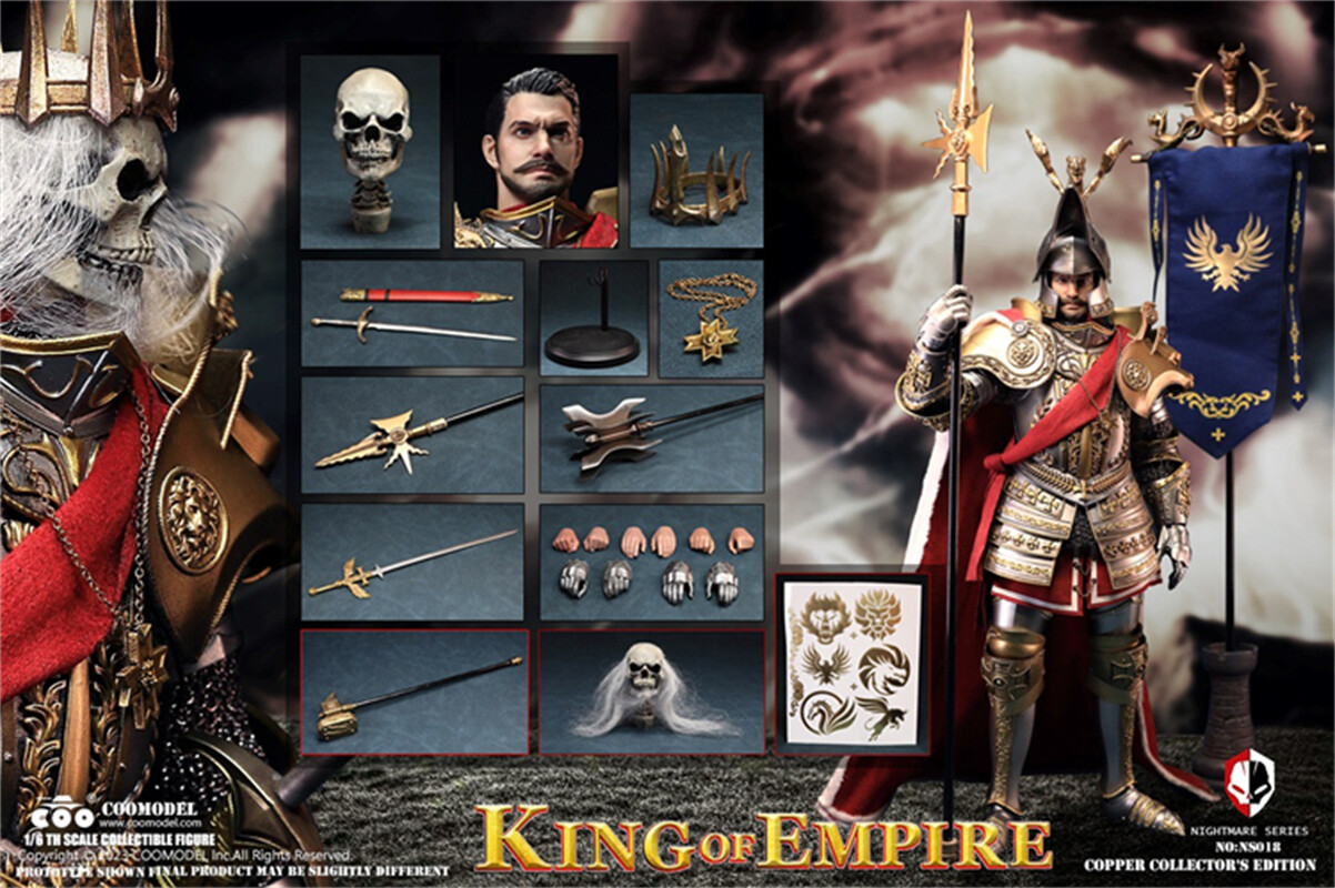 COOMODEL King Of Empire Copper Collector&rsquo;s Ver. 1/6th Collectibles Action Figure