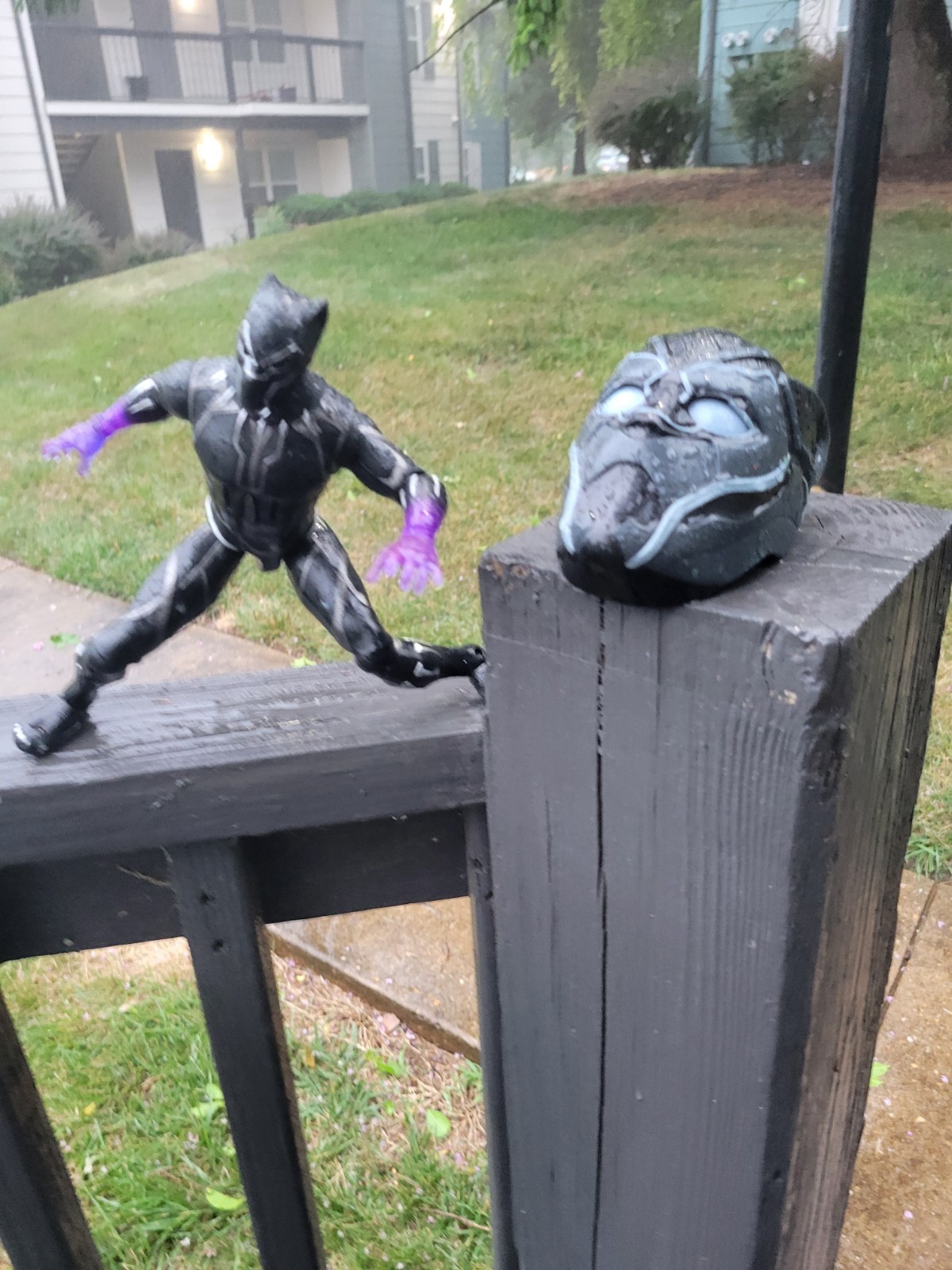 Disney Store Marvel Black Panther Talking/Lights Up Action Figure WORKS!
