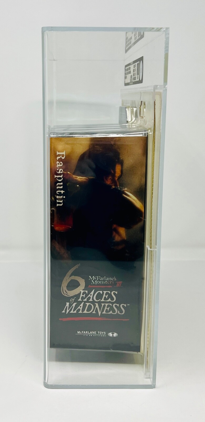 2004 RASPUTIN AFA U80NM MCFARLANE MONSTERS SERIES 3: 6 FACES OF MADNESS MIB MOC