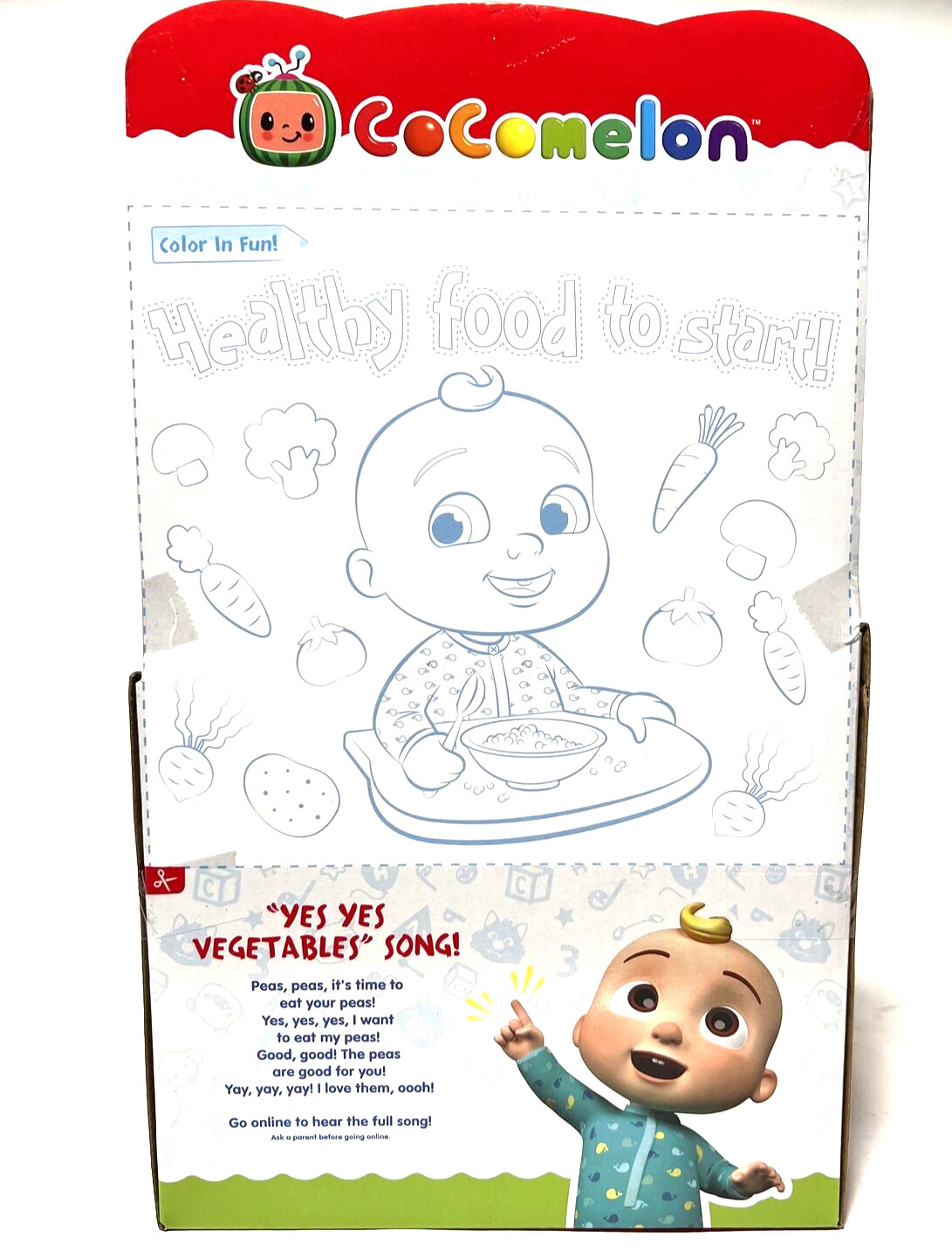 CoComelon Snack Time Interactive JJ Doll Plays Yes Yes Vegetables Song 2022 New